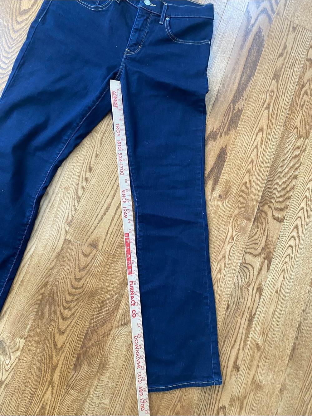 Levi’s jean bundle (2) pair size 30 315 shaping boot cut dark blue high rise - Picture 11 of 14
